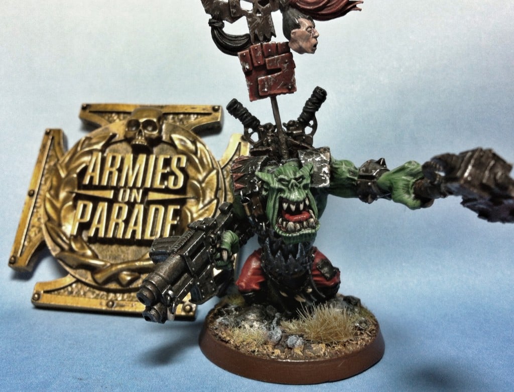 Warboss with Gold Medal from Armies on Parade 2013. 